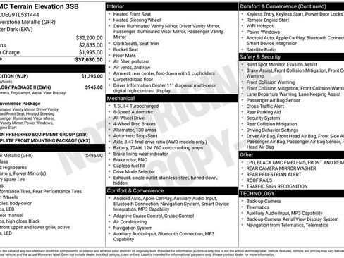 New 2026 GMC Terrain Elevation w/ Black Edition AWD/4WD image 5