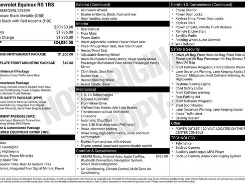 Used 2024 Chevrolet Equinox RS FWD image 11