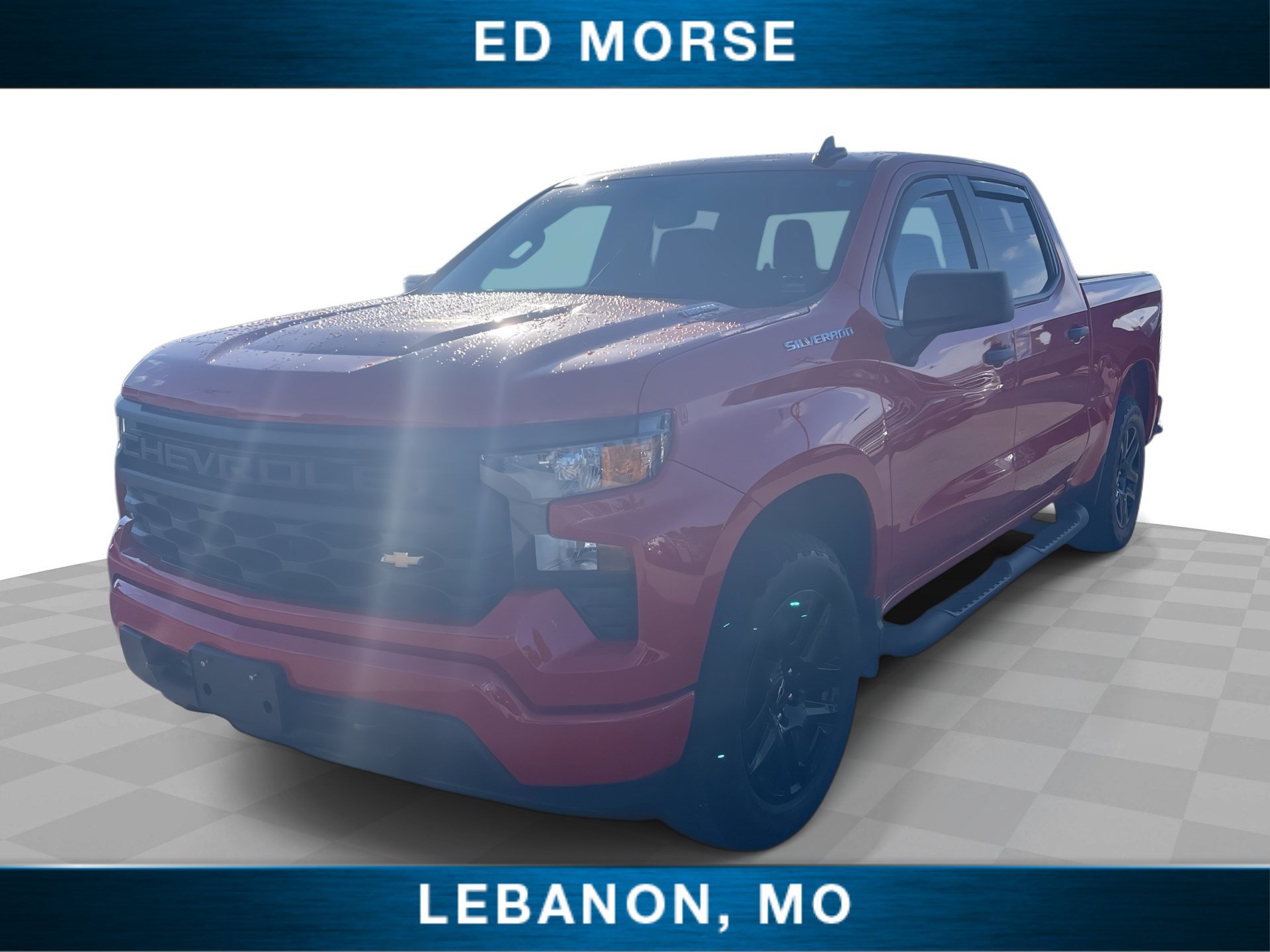 Certified 2025 Chevrolet Silverado 1500 Custom w/ Turbomax Blackout Package AWD/4WD image 1