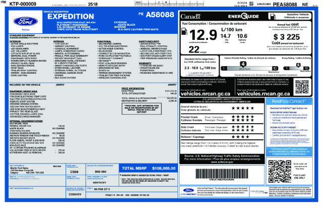 Used 2023 Ford Expedition Max Platinum AWD/4WD image 42