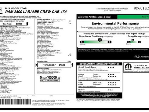 Used 2024 RAM 2500 Laramie w/ Protection Group image 3