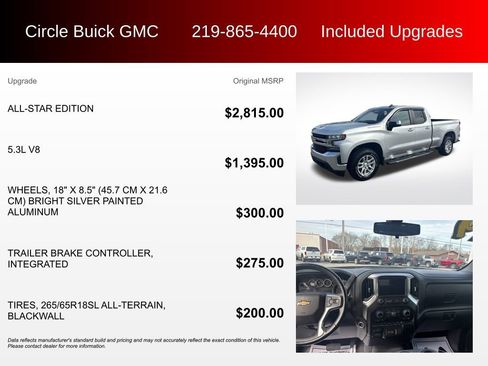 Used 2019 Chevrolet Silverado 1500 LT w/ All-Star Edition AWD/4WD image 3