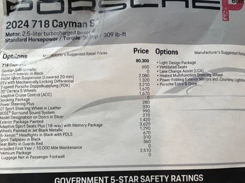 Used 2024 Porsche 718 Cayman S image 10