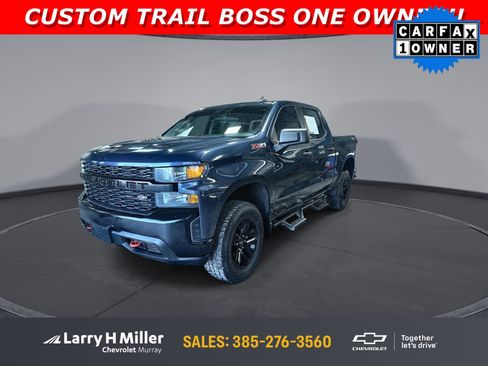 Used 2022 Chevrolet Silverado 1500 Custom Trail Boss w/ Safety Confidence Package AWD/4WD image 1