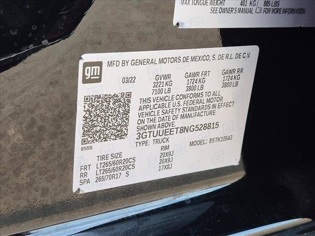 Used 2022 GMC Sierra 1500 AT4 w/ AT4 Premium Package AWD/4WD image 12
