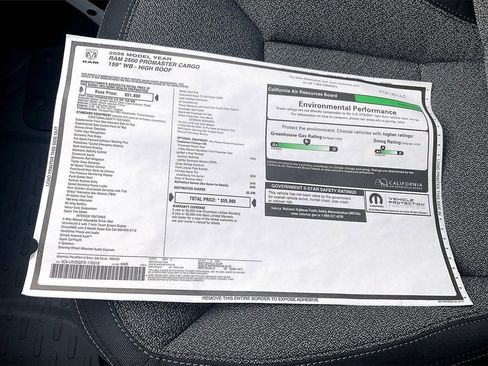 New 2026 RAM ProMaster 2500 image 14