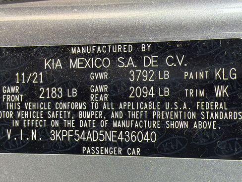 Used 2022 Kia Forte GT-Line w/ GT-Line Technology Package FWD image 18