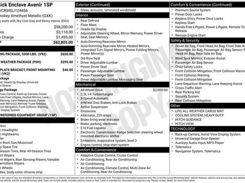 Used 2025 Buick Enclave Avenir w/ Trailering Package, 5000 lbs. image 17