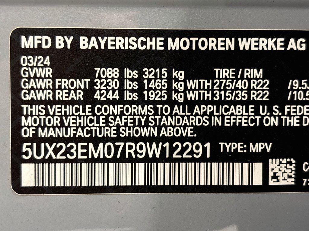 Used 2024 BMW X7 xDrive40i w/ Executive Package AWD/4WD image 30