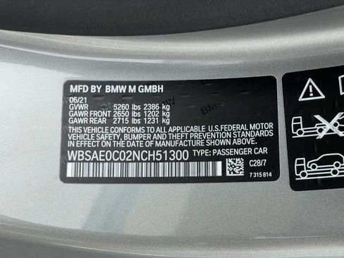 Used 2022 BMW M8 Competition w/ M Carbon Exterior Package AWD/4WD image 50