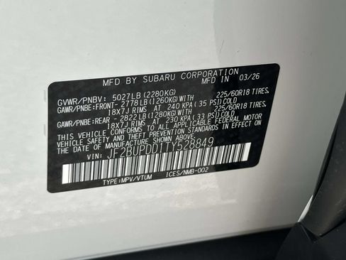 New 2026 Subaru Outback Limited AWD/4WD image 15