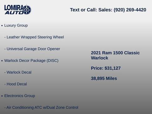 Used 2021 RAM 1500 Warlock AWD/4WD image 11