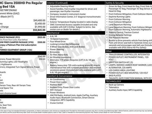 Used 2024 GMC Sierra 3500 Pro w/ Convenience Package AWD/4WD image 5