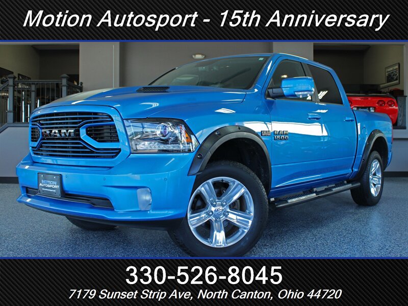 Used 2018 RAM 1500 Sport w/ Hydro Blue Sport Package AWD/4WD image 1