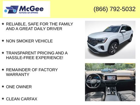Used 2025 Volkswagen Atlas SE AWD/4WD image 4