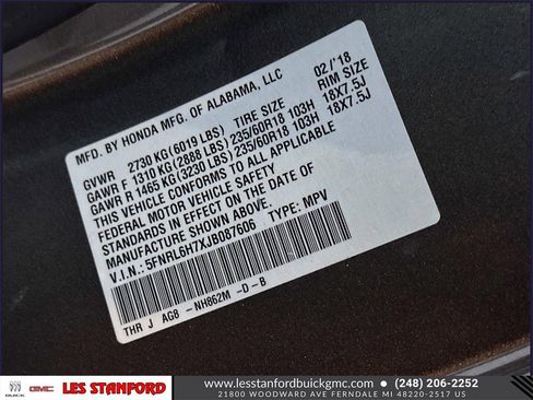 Used 2018 Honda Odyssey EX-L image 19