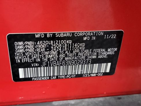Used 2022 Subaru WRX Premium image 32