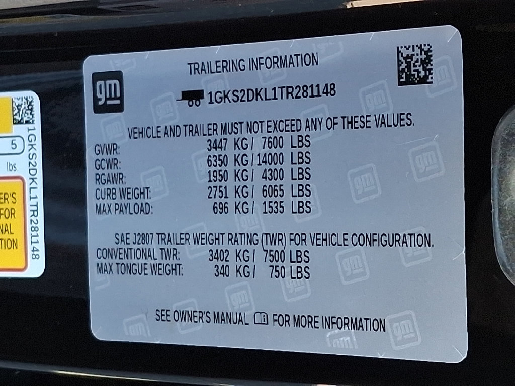 Used 2026 GMC Yukon Denali w/ Sun & Power Step Package AWD/4WD image 27
