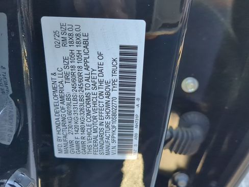 Used 2025 Honda Ridgeline Sport image 25