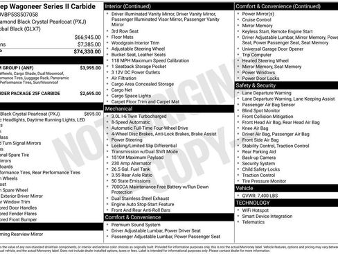 New 2025 Jeep Wagoneer Series II w/ Premium Group I image 40
