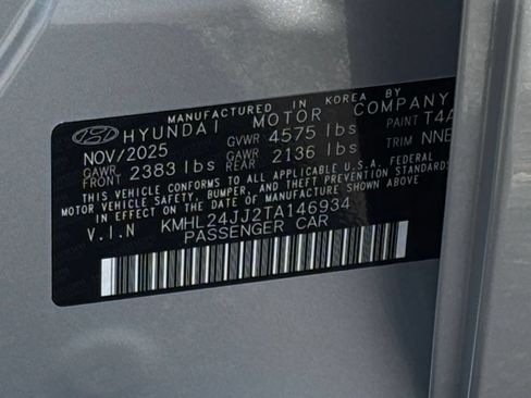 Used 2026 Hyundai Sonata Blue FWD image 30