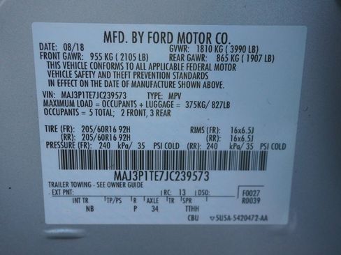 Used 2018 Ford EcoSport SE image 50