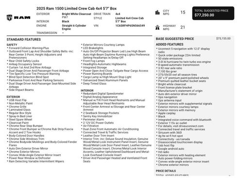 Certified 2025 RAM 1500 Limited image 48