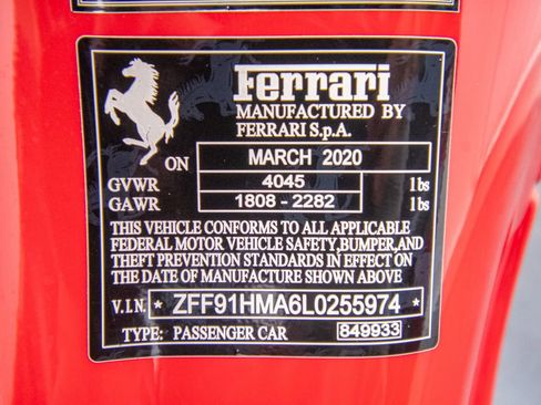 Used 2020 Ferrari 488 Pista Spider image 46