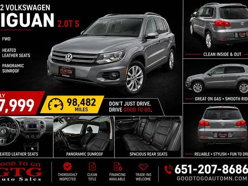 Used 2012 Volkswagen Tiguan S FWD image 1
