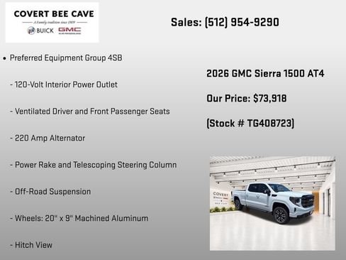 New 2026 GMC Sierra 1500 AT4 w/ AT4 Premium Package AWD/4WD image 26