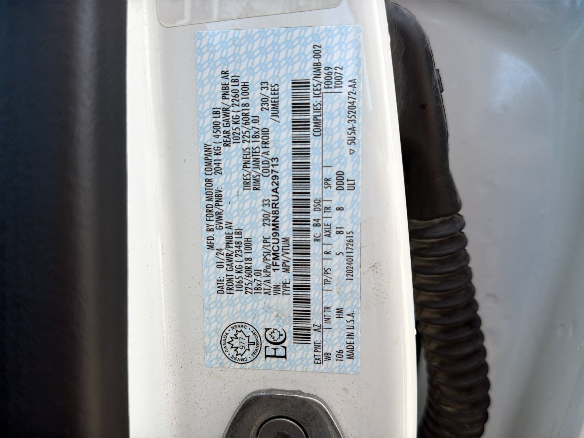 Used 2024 Ford Escape ST-Line w/ Tech Pack #1 AWD/4WD image 37