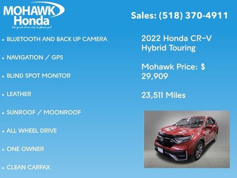 Certified 2022 Honda CR-V Touring image 8