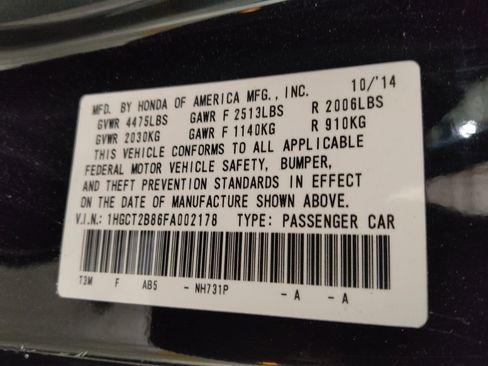 Used 2015 Honda Accord EX-L image 33
