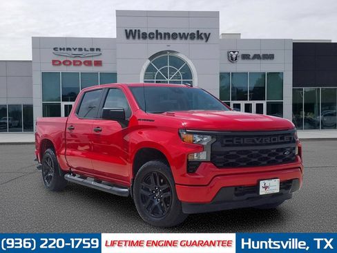 Used 2025 Chevrolet Silverado 1500 Custom w/ Turbomax Blackout Package RWD image 1