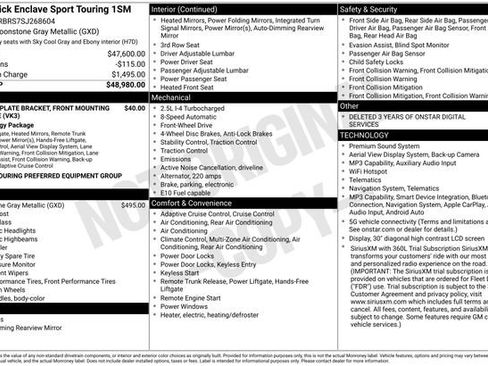 Certified 2025 Buick Enclave Sport Touring FWD image 28
