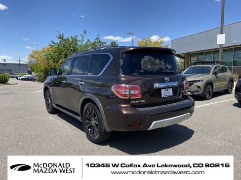 Used 2017 Nissan Armada Platinum w/ Captain Seat Package AWD/4WD image 3