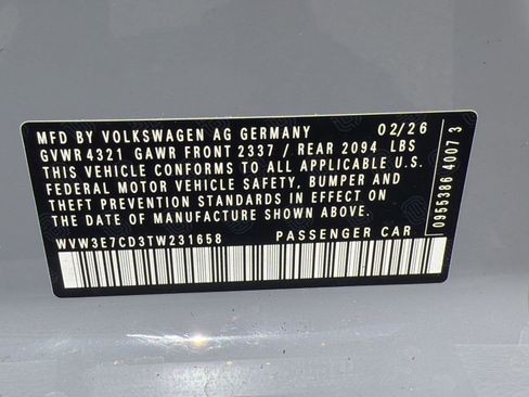 New 2026 Volkswagen GTI SE FWD image 19