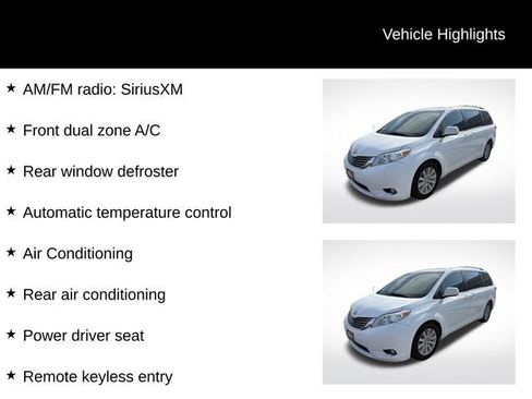 Used 2013 Toyota Sienna XLE w/ Entertainment Pkg AWD/4WD image 11