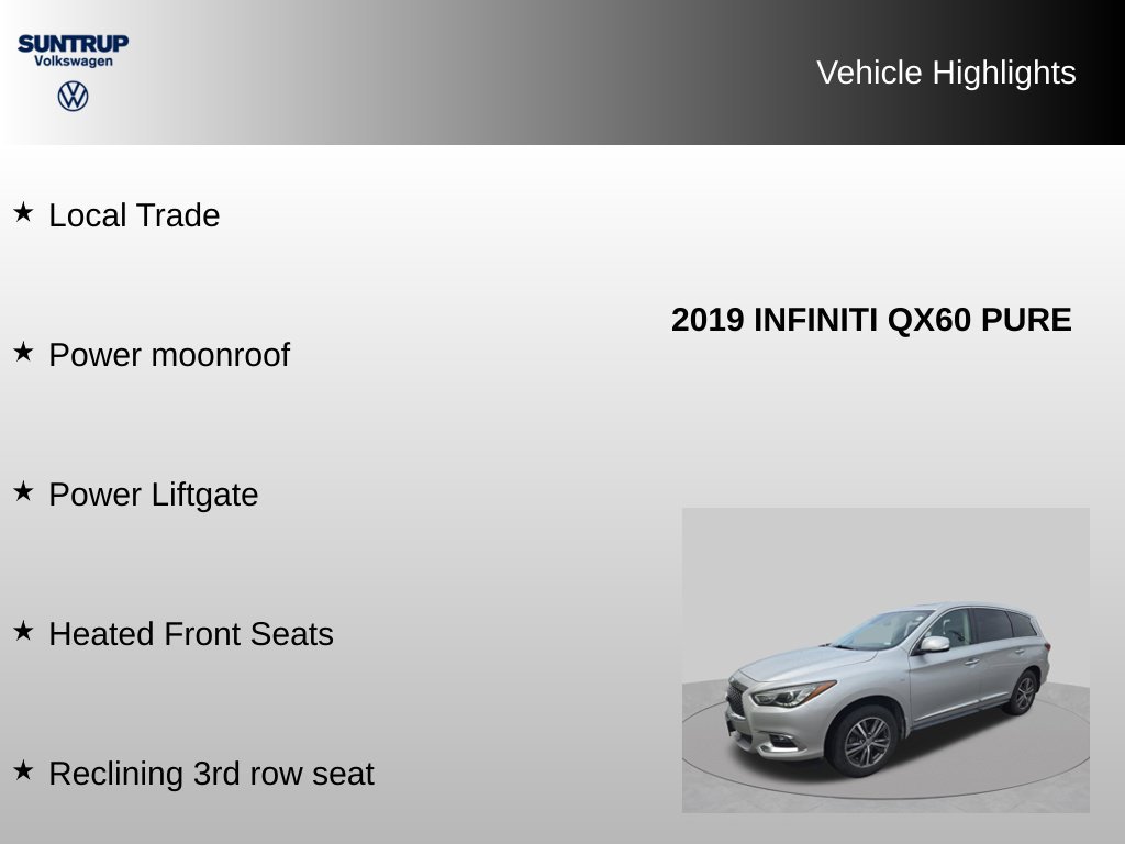Used 2019 INFINITI QX60 Pure AWD/4WD image 8