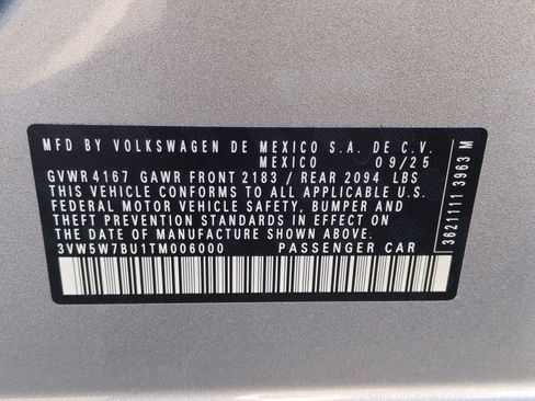 New 2026 Volkswagen Jetta S image 20