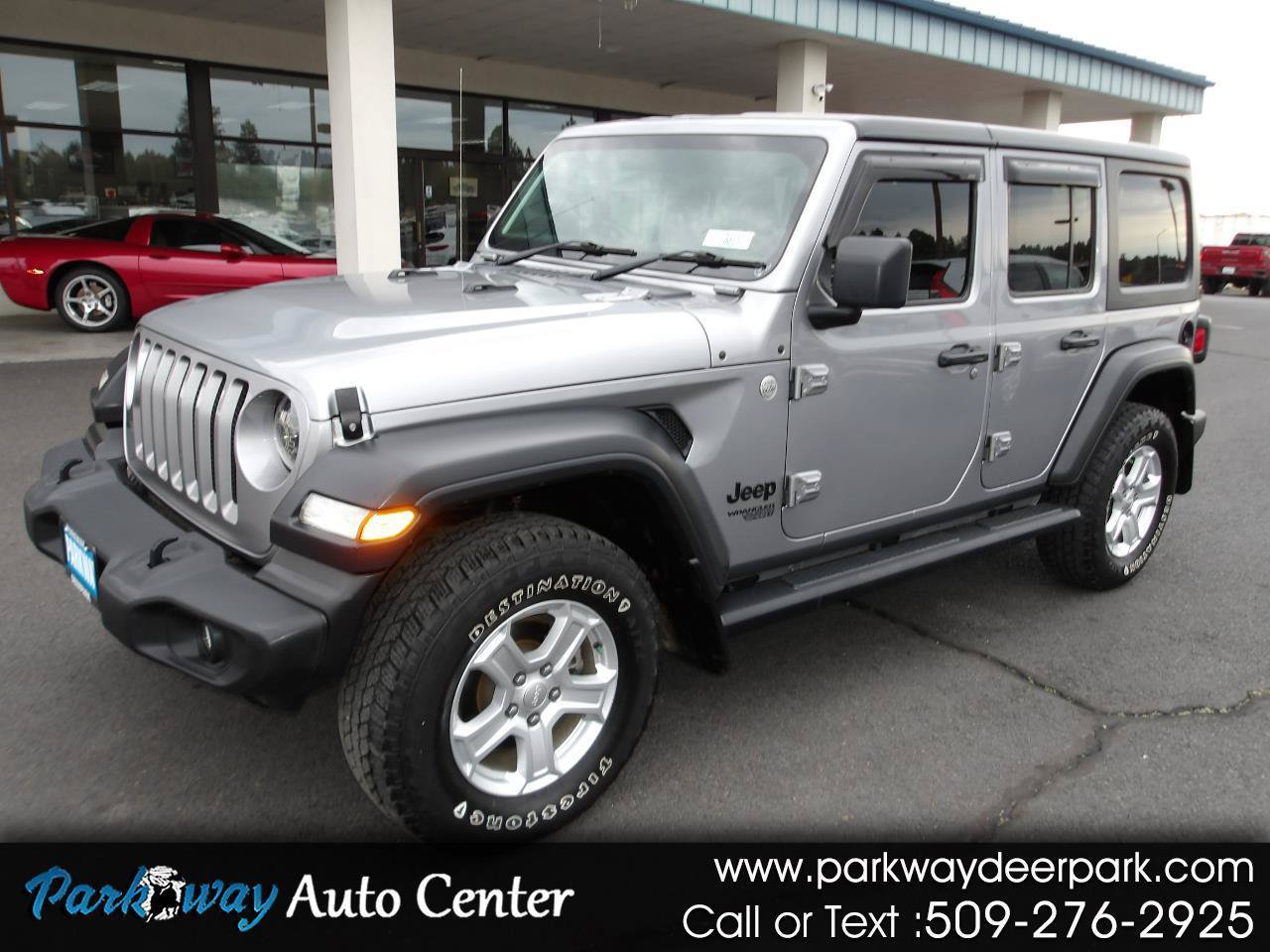 Used 2021 Jeep Wrangler Unlimited Sport w/ Cold Weather Group AWD/4WD image 1