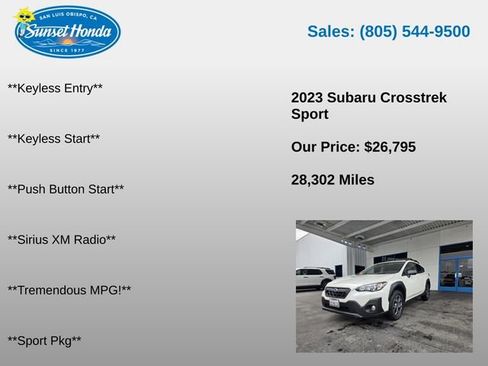 Used 2023 Subaru Crosstrek 2.5i Sport AWD/4WD image 7