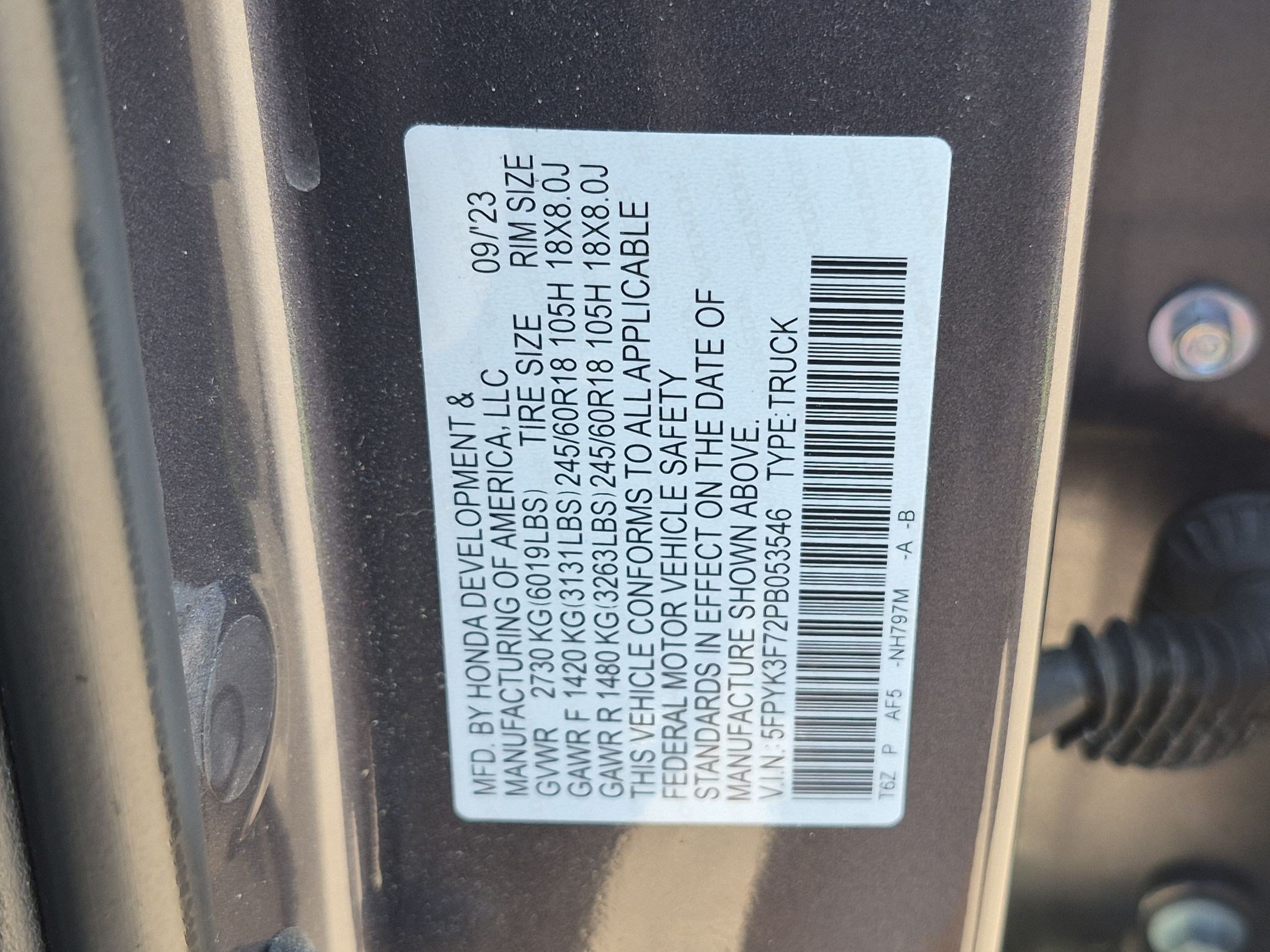 Used 2023 Honda Ridgeline RTL-E image 37