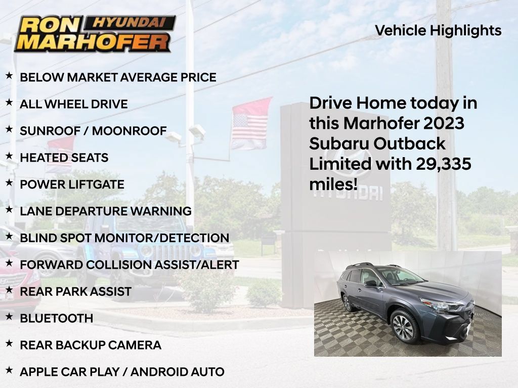 Used 2023 Subaru Outback Limited AWD/4WD image 14
