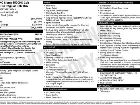 New 2026 GMC Sierra 3500 Pro w/ Convenience Package AWD/4WD image 4
