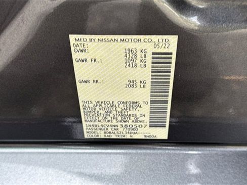 Used 2022 Nissan Altima 2.5 SR image 54