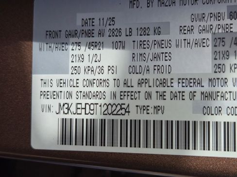 New 2026 MAZDA CX-70 3.3 Turbo w/ Premium Plus Pkg image 21