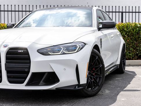 Used 2023 BMW M3 w/ M Carbon Exterior Package RWD image 4