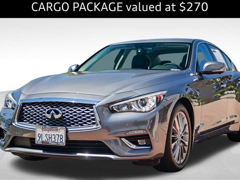 Used 2024 INFINITI Q50 Luxe w/ Cargo Package RWD image 3