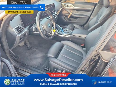 Used 2023 BMW i4 eDrive40 w/ Premium Package RWD image 9